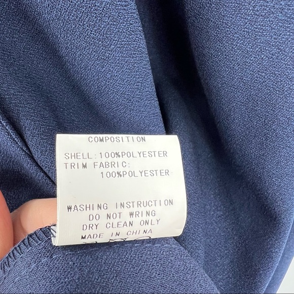 HD in Paris Navy Blue Maxi Dress Small - Picture 10 of 12